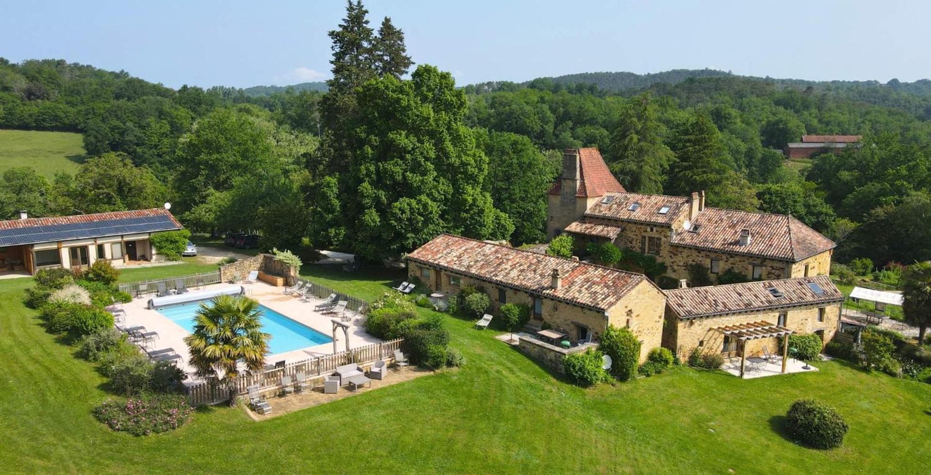 Les Vauries Domaine De Cournet Haut, A 17Th Century Property Set On A Calm, Idyllic Domain With Pool, Tennis, Bikes And More מראה חיצוני תמונה