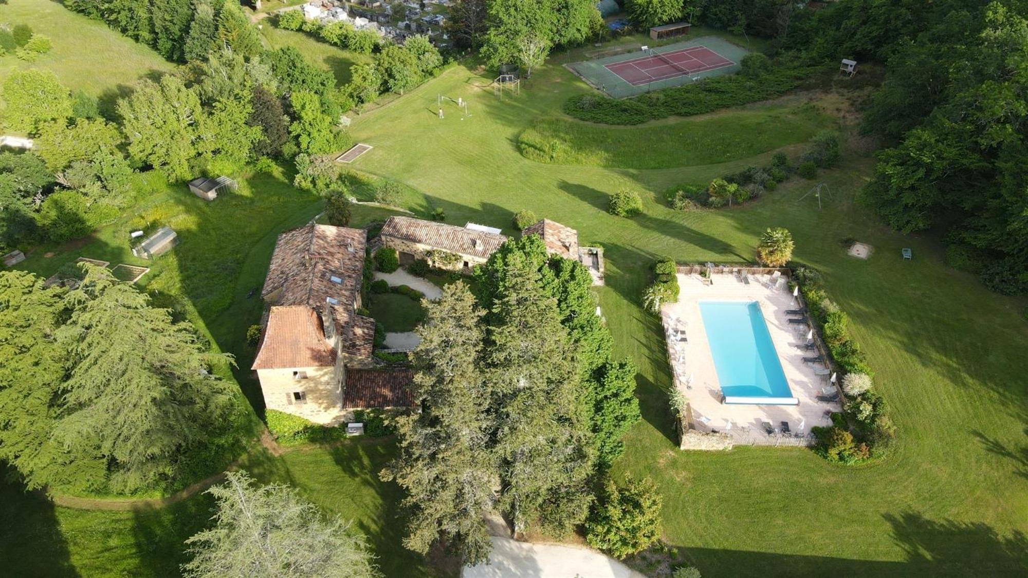 Les Vauries Domaine De Cournet Haut, A 17Th Century Property Set On A Calm, Idyllic Domain With Pool, Tennis, Bikes And More מראה חיצוני תמונה