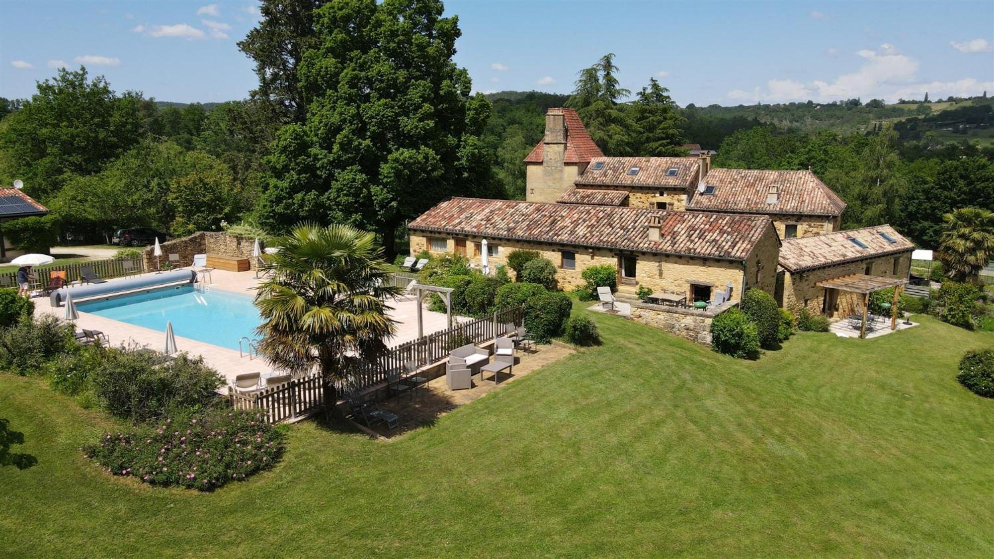 Les Vauries Domaine De Cournet Haut, A 17Th Century Property Set On A Calm, Idyllic Domain With Pool, Tennis, Bikes And More מראה חיצוני תמונה